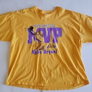 Kobe Bryant Lakers 2008 MVP T Shirt Sz 3XL